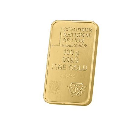 Lingotin Or 100g (certifié LBMA)