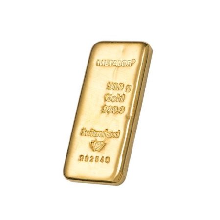 Lingotin Or 500g (certifié LBMA)