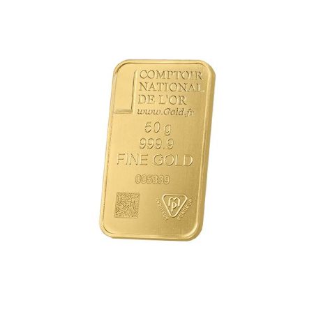Lingotin Or 50g (certifié LBMA)